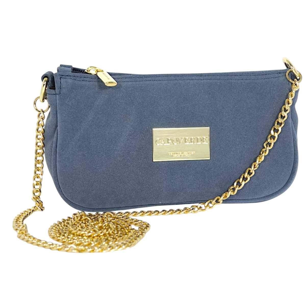 Tracollina donna in vera pelle camoscio idrorepellente Capoverde Made in Italy