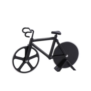 Rotella taglia pizza modello bicicletta in abs e acciaio 18,5x11,5 cm