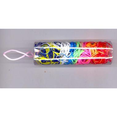 Elastici in silicone colori vivaci 12 tubi 3.600 pz Lillà