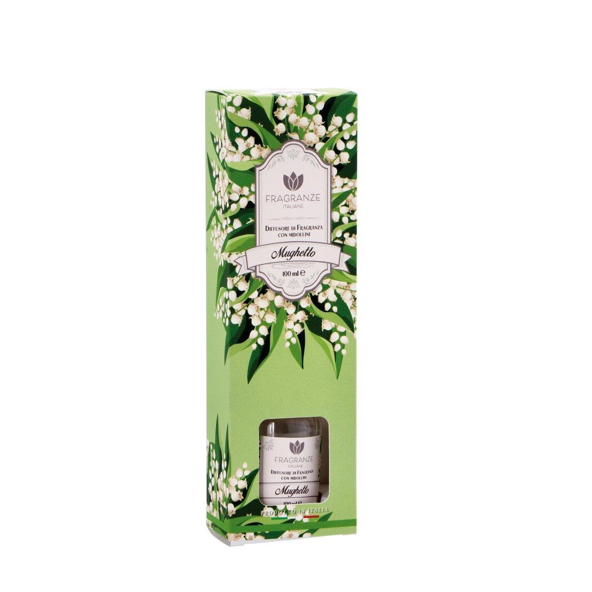 Diffusore di fragranza con midollini Botanica Mughetto 100 ml.