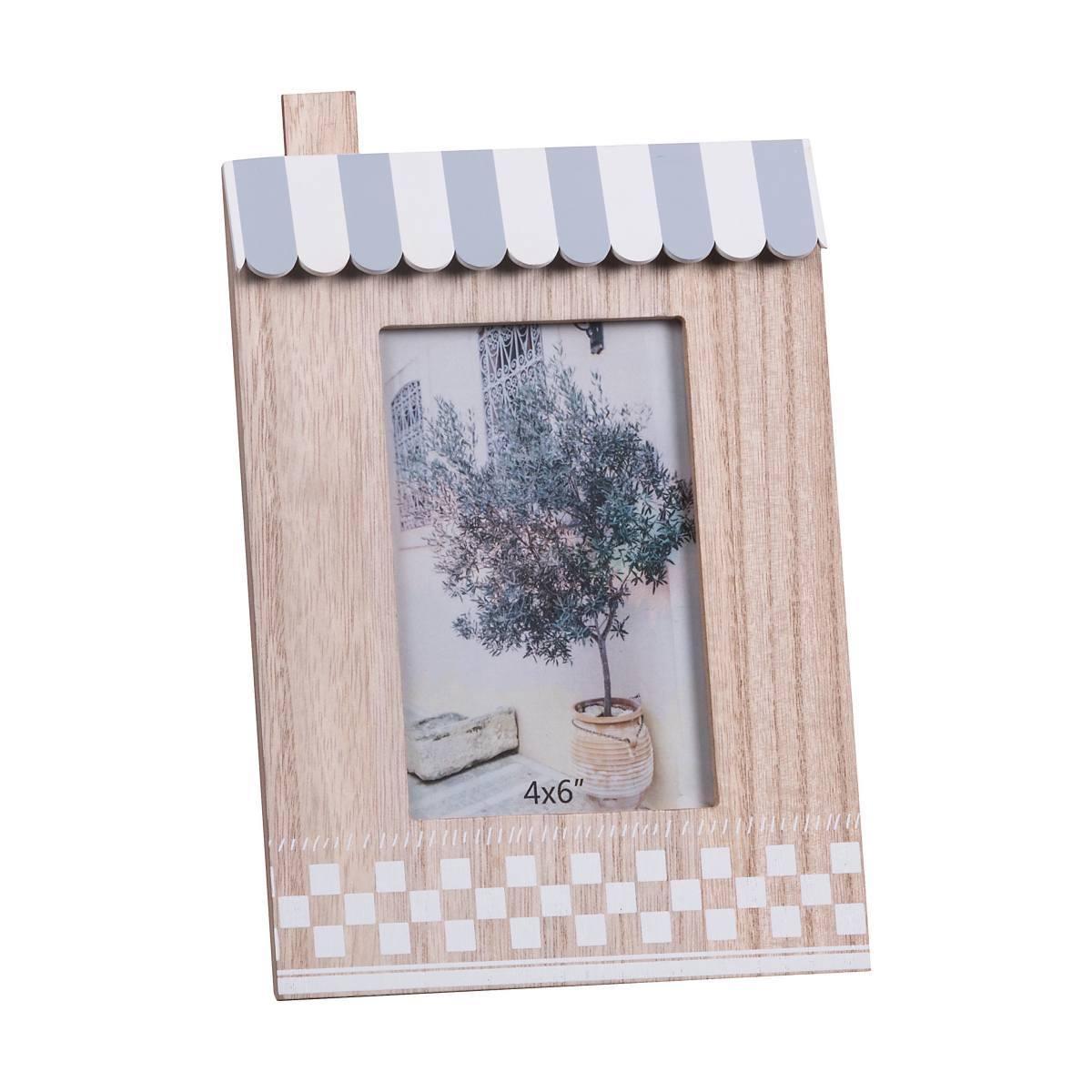 Portafoto in mdf casetta 10x15 cm