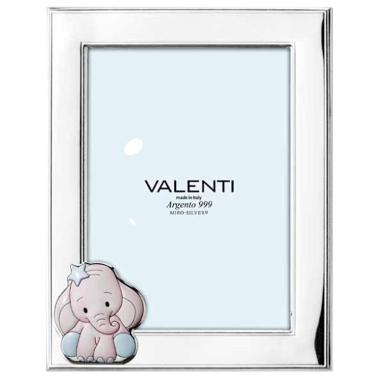 Cornice portafoto bimbo 9x13 cm Elefante stella celeste Valenti