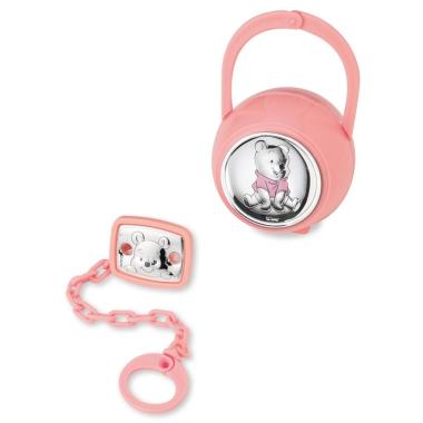 Set scatola e spilla portaciuccio winnie Valenti