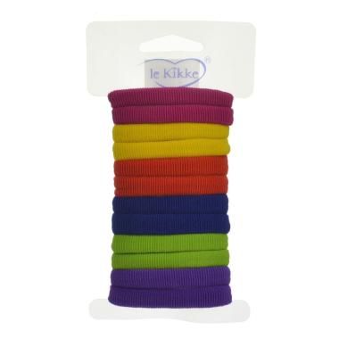 Elastici su card 12 bustine da 12pz colori forti