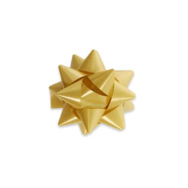 Coccarde adesive liscie colore oro mm. 14 confezione da 100 pezzi
