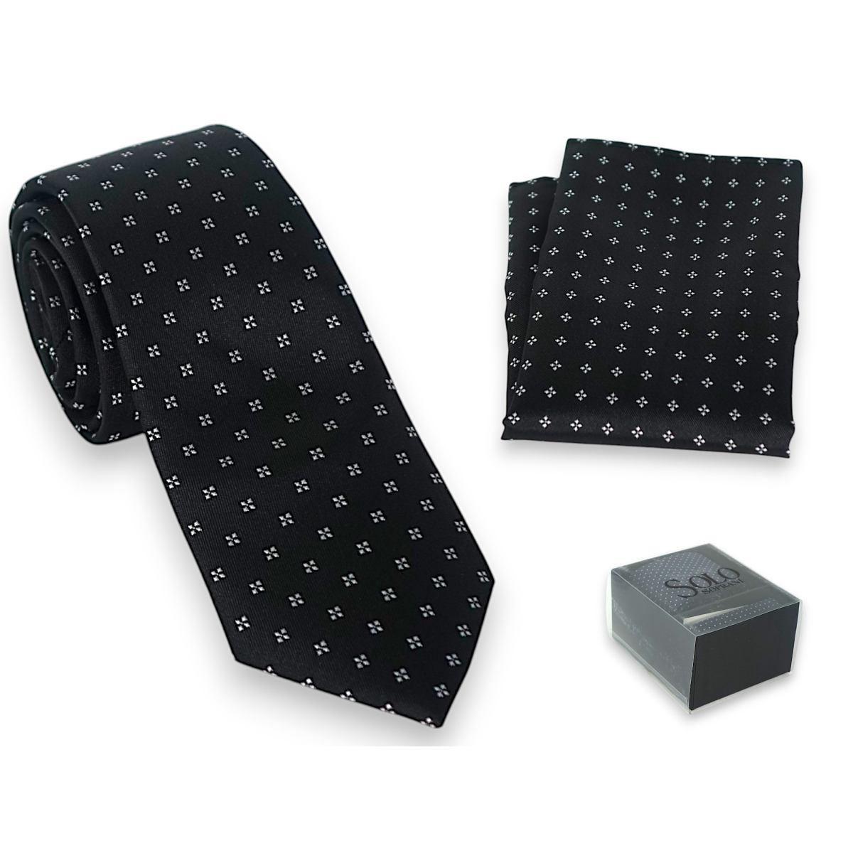 Set cravatta e fazzoletto Solo Soprani