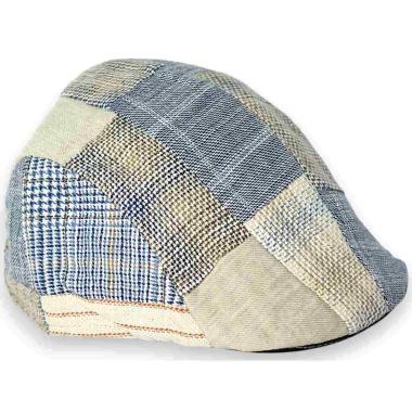 Cappello modello beco uomo in patchwork 100% cotone