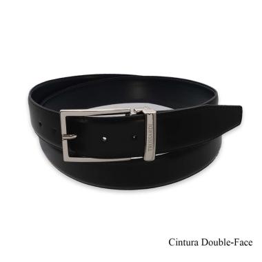 Cintura uomo Trussardi Collection in toro unico strato