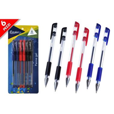 Set 6 penne gel assortite