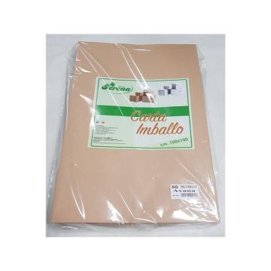50 fogli carta imballo piegata 100X140 cm