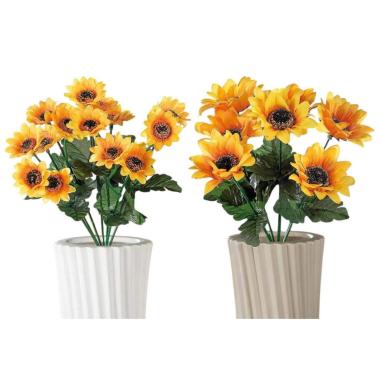 Bouquet girasoli finti per decorazioni 30 cm