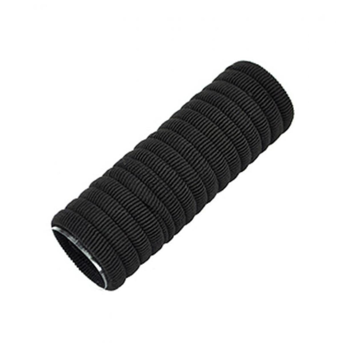 Elastico per capelli nero grande in tubo da 96 pezzi Le Kikke