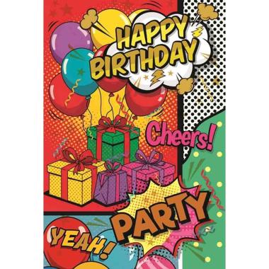 Biglietto auguri Happy birthday 2 soggetti