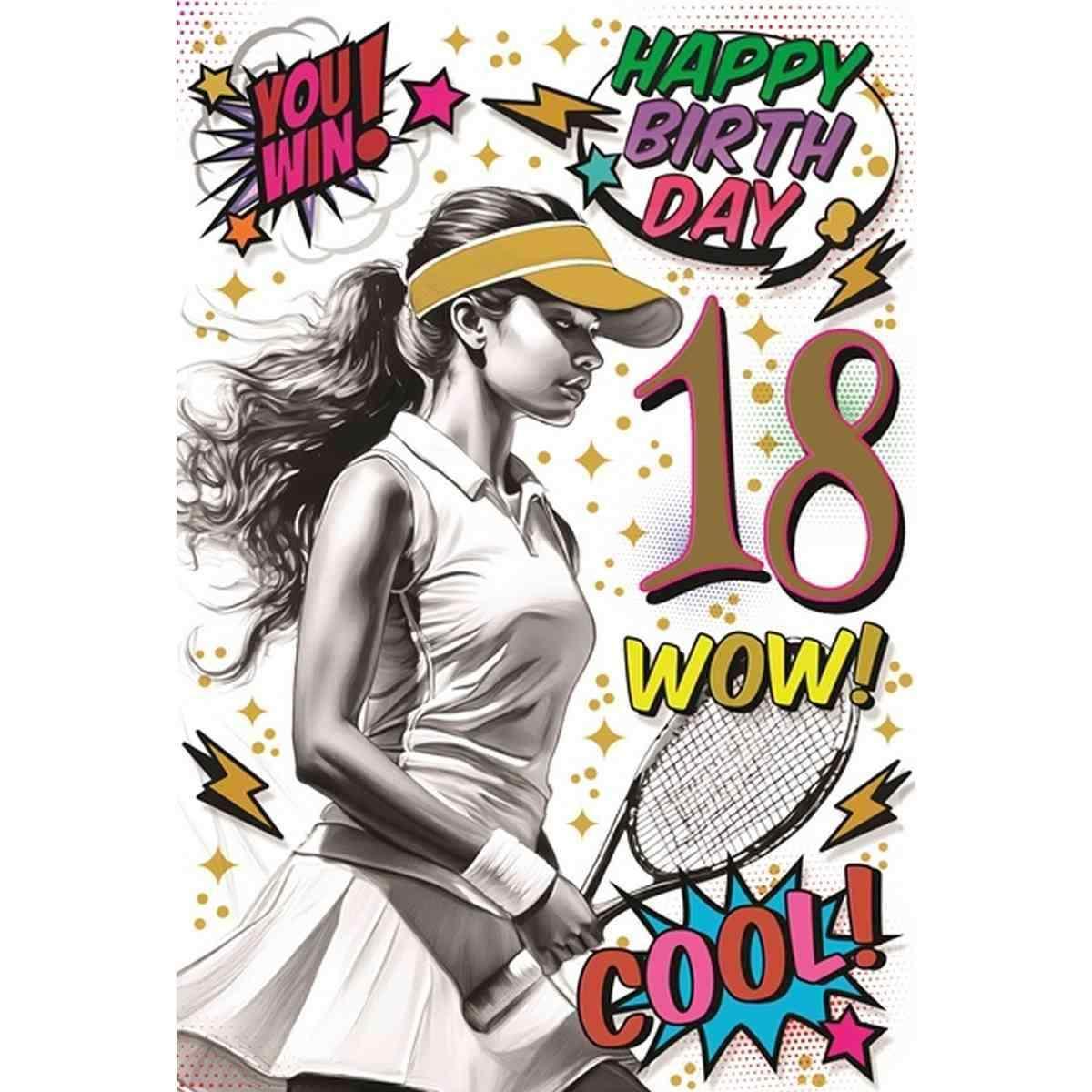 Biglietto happy birthday 18 anni