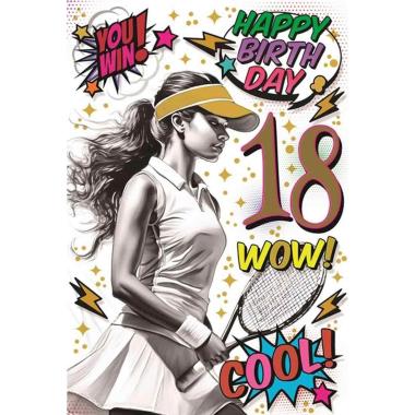 Biglietto happy birthday 18 anni