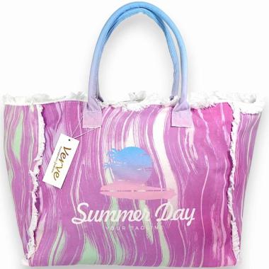 Borsa mare donna aperta e sfrangiata Verve