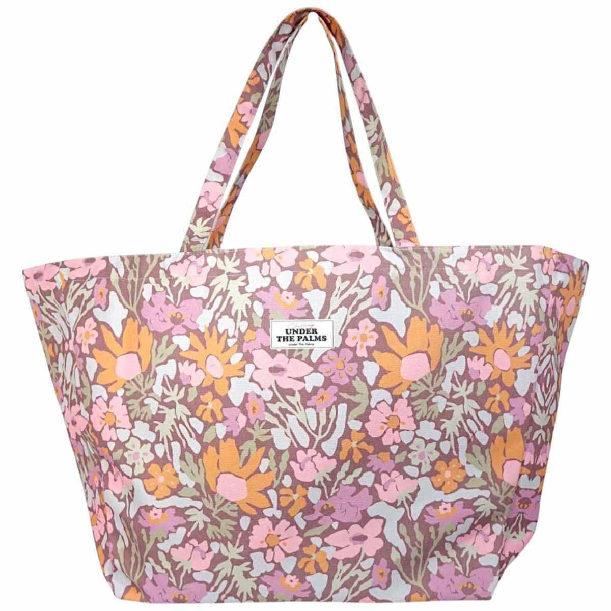Borsa mare donna aperta stampa floreale Verve