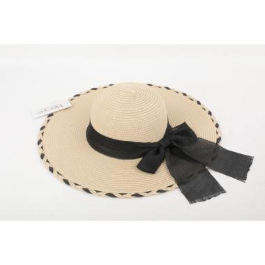 Cappello mare donna a falda larga con nastro Verve