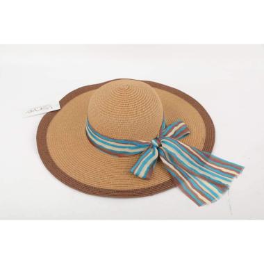 Cappello mare donna a falda larga con nastro Verve