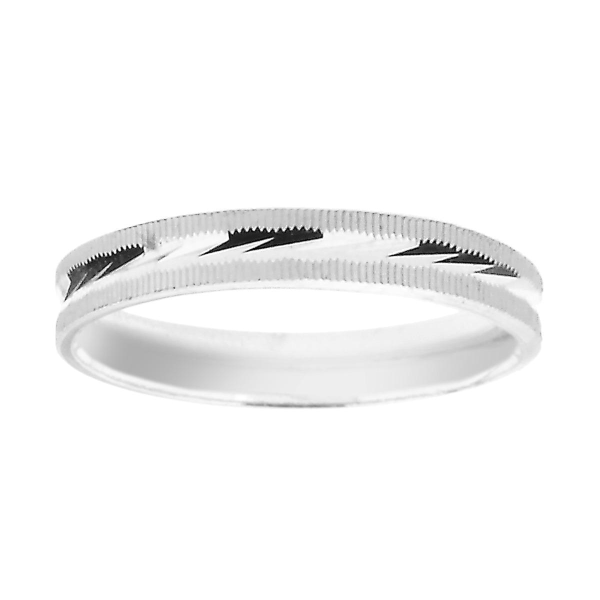 Anello Fedina di Fidanzamento Lui e Lei Diamantata in ARGENTO 925 Galvanica Rodio