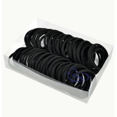 Elastico per capelli nero box 60 pezzi Le Kikke