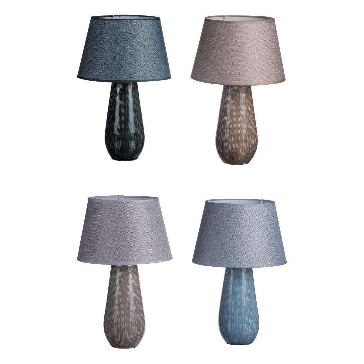 Lampada in ceramica moul d.28xh.42 cm