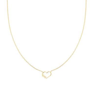 Collana Catena Forzatina Diamantata con Cuore e Infinito in ARGENTO 925 Galvanica Oro