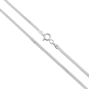 Catena Magik Diamantata 025 sezione mm 1.9 lunghezza cm 40 in ARGENTO 925 Galvanica Rodio