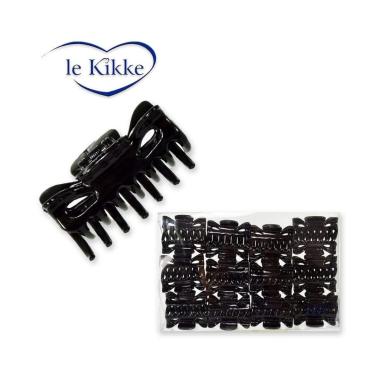 Pinza colore nero 6 cm in box da 24 pz. Le Kikke