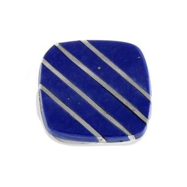 Anello Etnico Thailandese con Pietre Naturali Lapislazzuli in ARGENTO 925