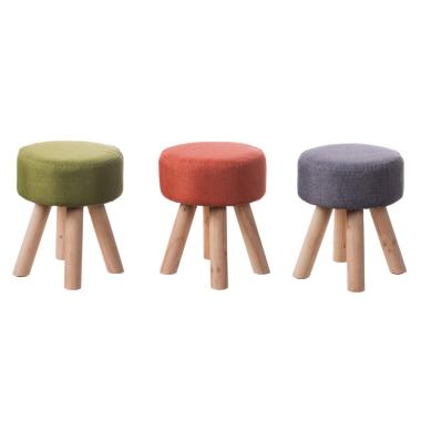 Pouf tessuto blaus d28,5xh34,5 cm