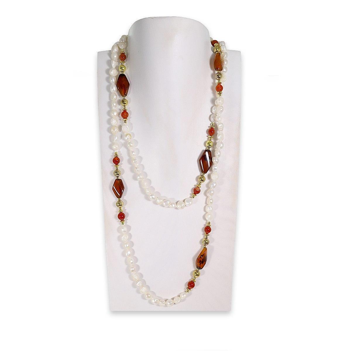 Collana in pietre dure assortite