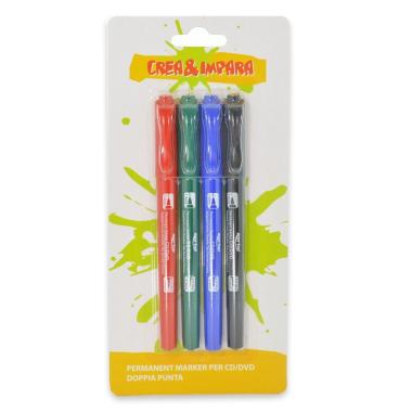 Blister 4 marker per cd/dvd
