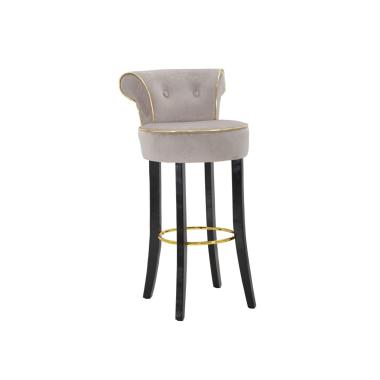 Sgabello bar luxy grigio cm 46x48x96 (altezza seduta 75cm)