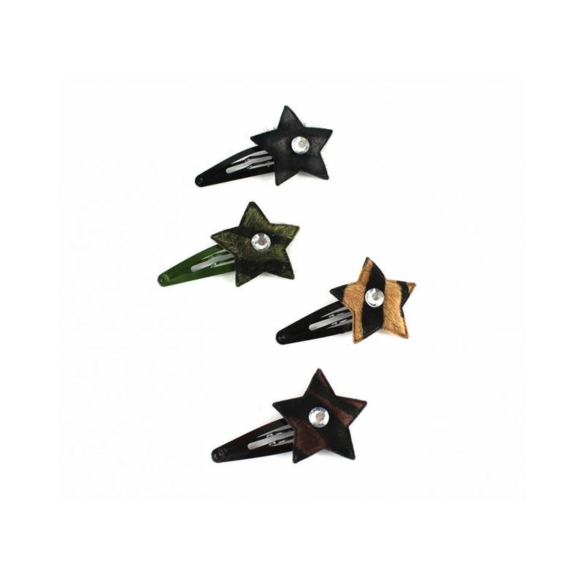 Fermaglio clic clac per capelli stessa con strass tipo cavallino