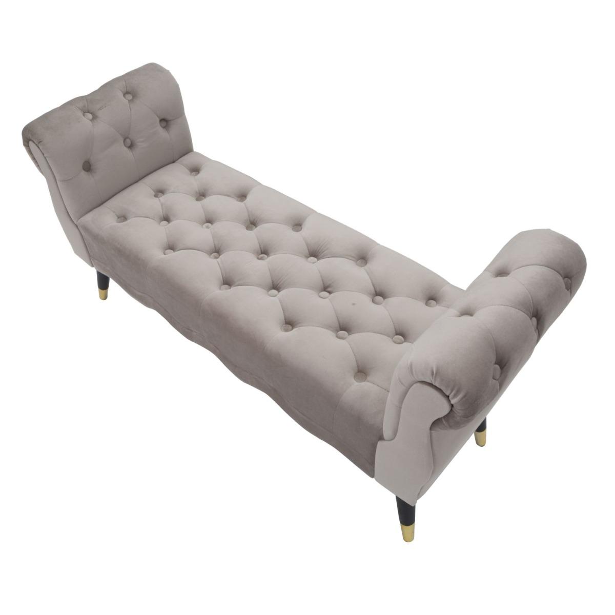 Panchetta paris grigia/gold cm 120x40x60