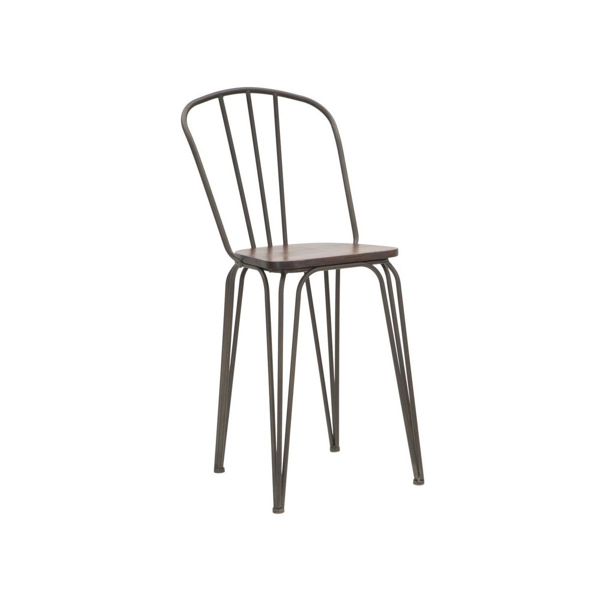 Sedia bar harlem 54x45x102 set 2pz (altezza seduta cm 61)