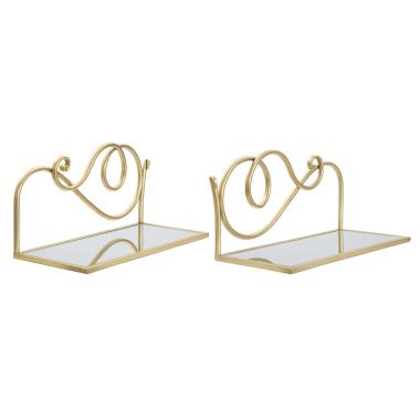 Comodino mensola coppia cm 41,5x18x20,5