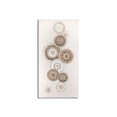 Dipinto su tela circly c/inserti -b- cm 50x3,2x100