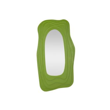 Specchio da muro dafne verde cm 90x4x165 (misura specchio cm 46x107)