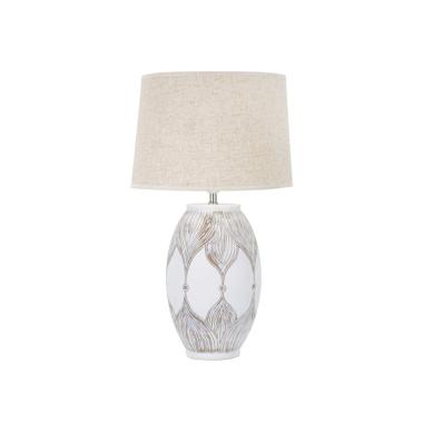 Lampada da tavolo resina ovale atene cm Ø 38x67