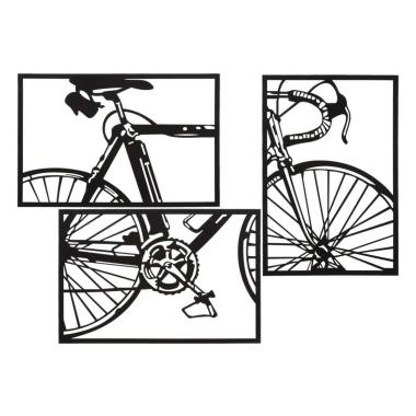 Pannello da muro bike set 3pz cm 40x1,3x60 (singolo pz)