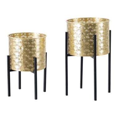 P/vasi glissy stand coppia -a- cm Ø 21x38-19x28<br>