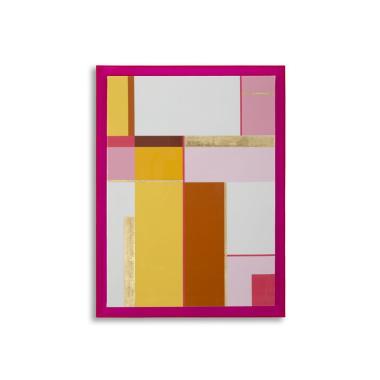 Stampa su tela laccatto acrylic c/cornice -b- cm 60x3,3x80