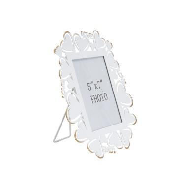 Cornice heart cm 25x14,5x27,7 min 2 (misura interna cm 12,5x17,5)