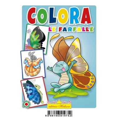 Libro da colorare Le farfalle