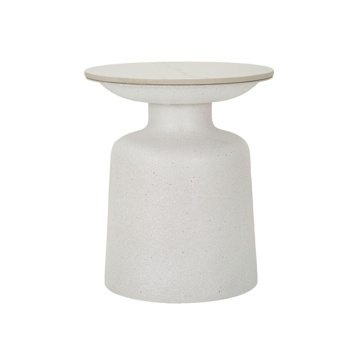 Tavolinetto white fush cm Ø 40x47