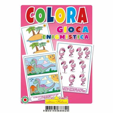 Libro da colorare Gioca enigmistica