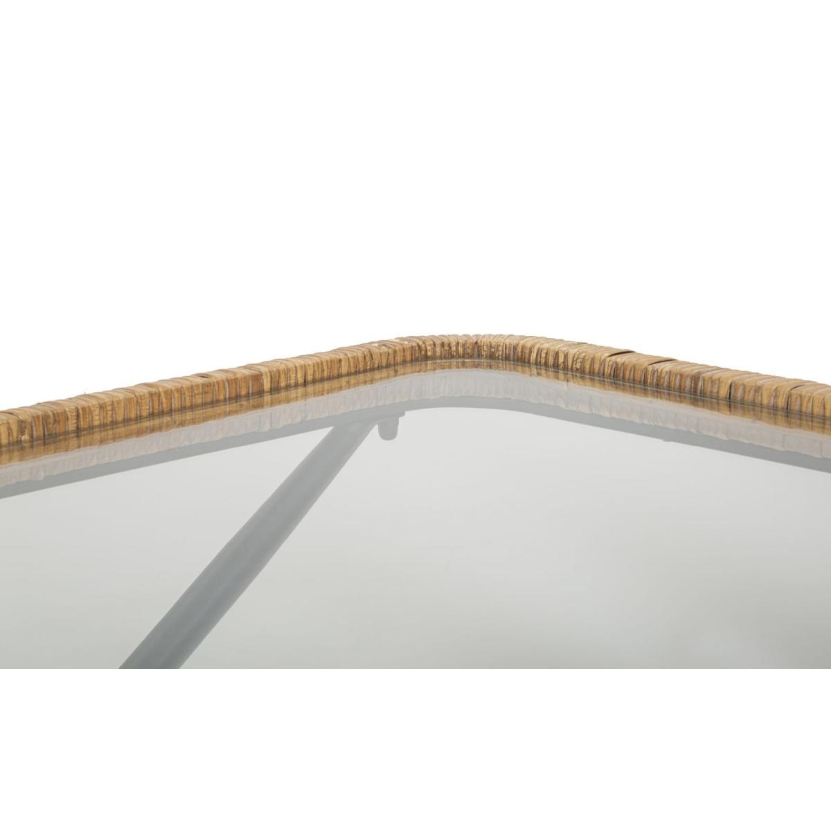 Tavolo da caffe' saint barth rett. cm 70x50x45