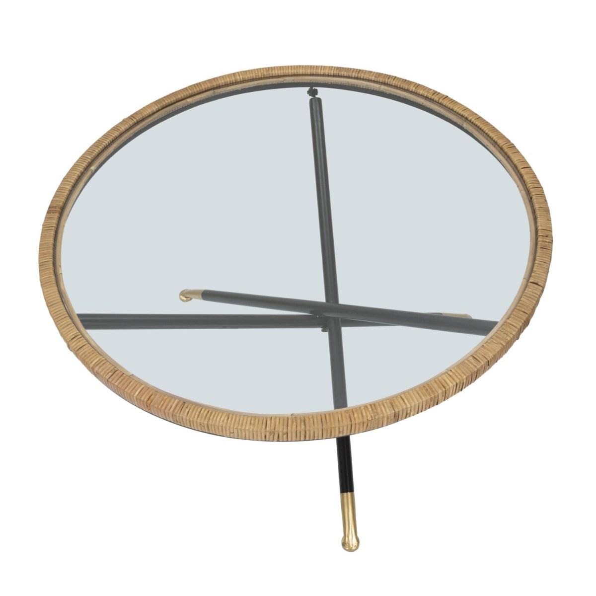 Tavolo da caffe' saint barth rotondo cm Ø 80x46,5